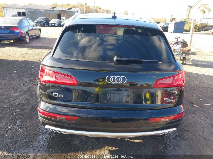 2018 Audi Q5 2.0T Premium/2.0T Tech Premium VIN: WA1ANAFY2J2230633 Lot: 40705511