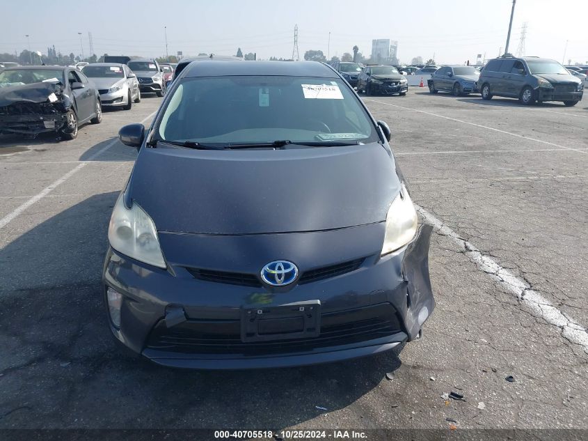 2013 Toyota Prius VIN: JTDKN3DU2D5617014 Lot: 40705518