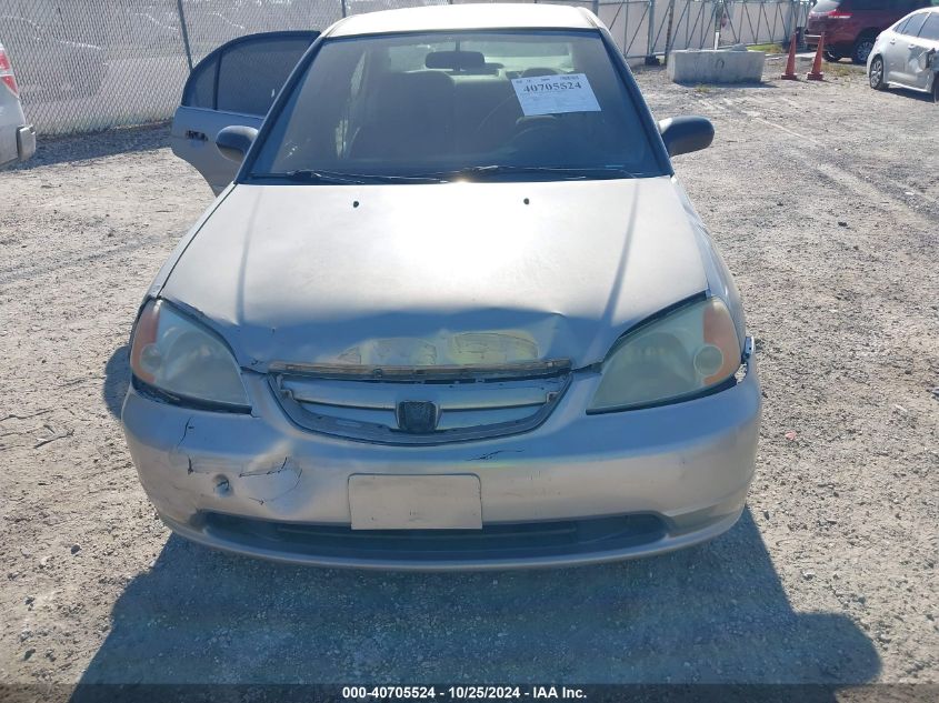 2002 Honda Civic Lx VIN: 2HGES16552H599633 Lot: 40705524