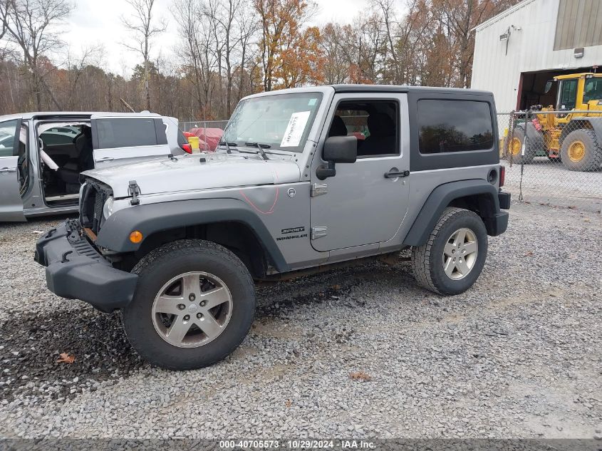 2013 Jeep Wrangler Sport VIN: 1C4AJWAG0DL691812 Lot: 40705573