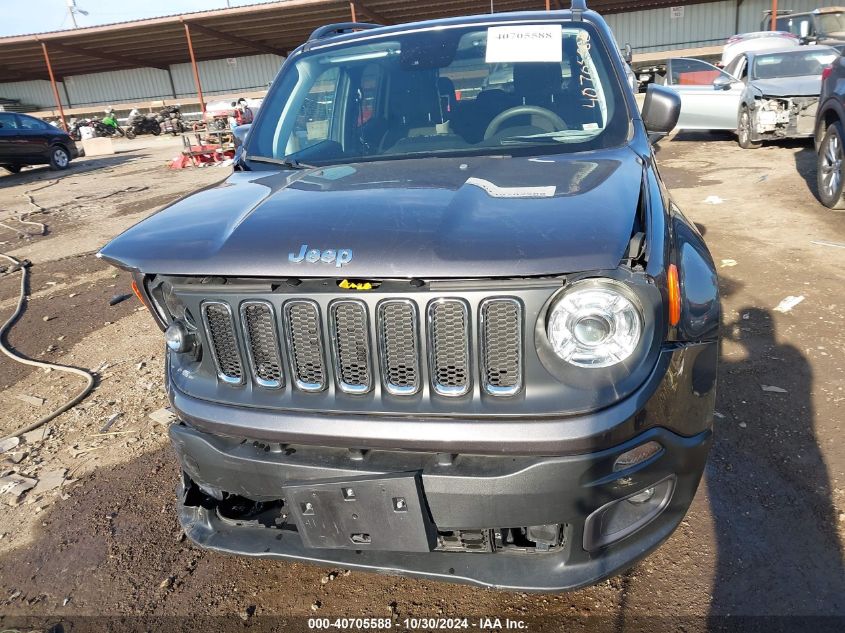 2018 Jeep Renegade Latitude 4X4 VIN: ZACCJBBB1JPH10704 Lot: 40705588