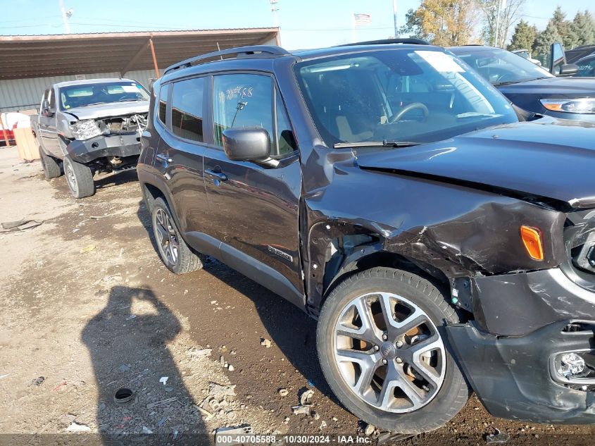 2018 Jeep Renegade Latitude 4X4 VIN: ZACCJBBB1JPH10704 Lot: 40705588