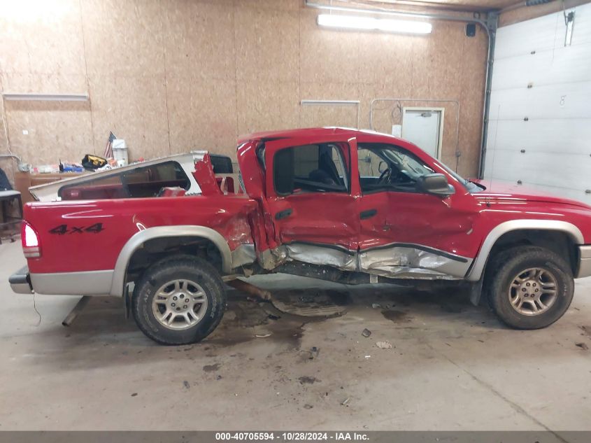 2004 Dodge Dakota Slt VIN: 1D7HG48N64S537462 Lot: 40705594