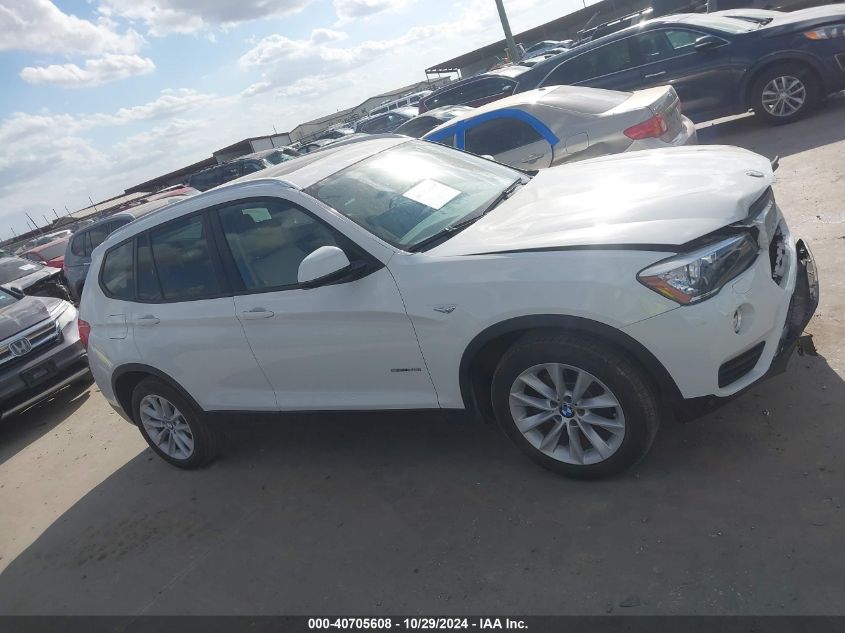 2016 BMW X3 SDRIVE28I - 5UXWZ7C59G0M83660