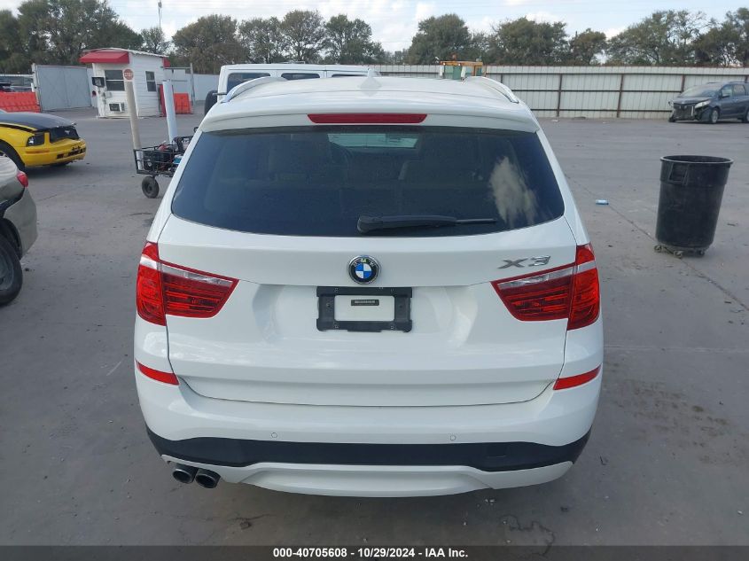 2016 BMW X3 Sdrive28I VIN: 5UXWZ7C59G0M83660 Lot: 40705608