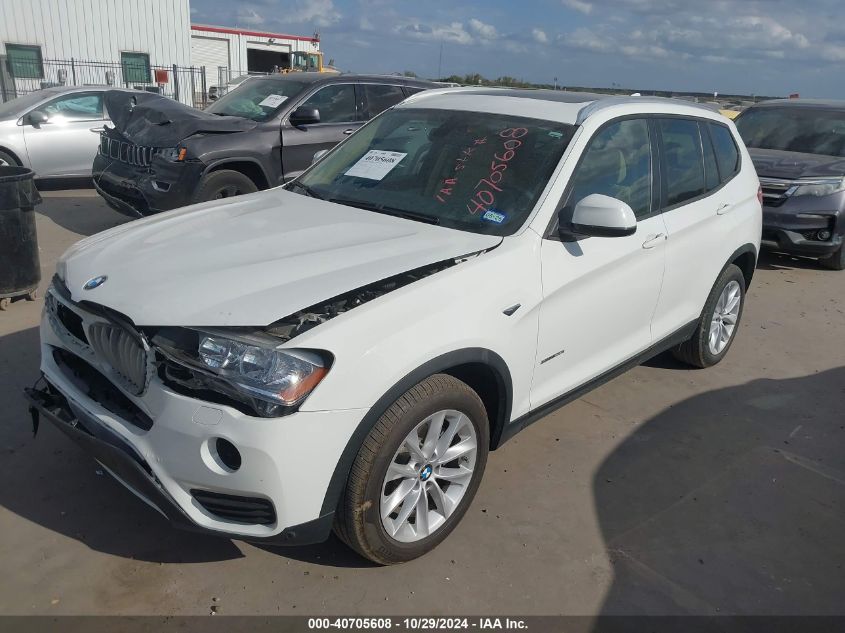 2016 BMW X3 SDRIVE28I - 5UXWZ7C59G0M83660