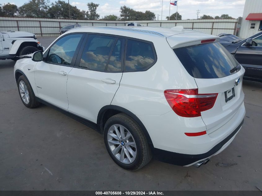 VIN 5UXWZ7C59G0M83660 2016 BMW X3, Sdrive28I no.3