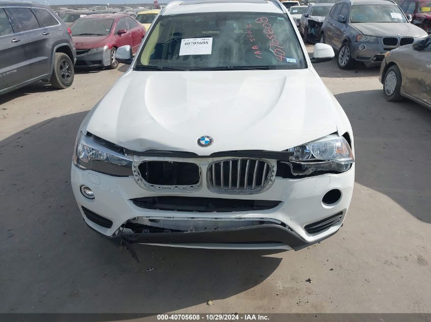 2016 BMW X3 SDRIVE28I - 5UXWZ7C59G0M83660