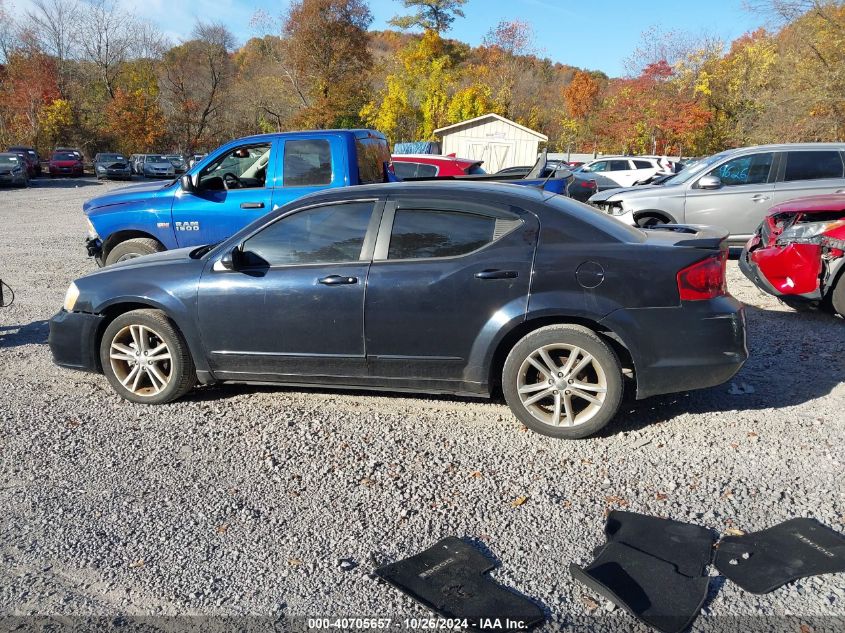 2012 Dodge Avenger Sxt Plus VIN: 1C3CDZEG0CN251558 Lot: 40705657