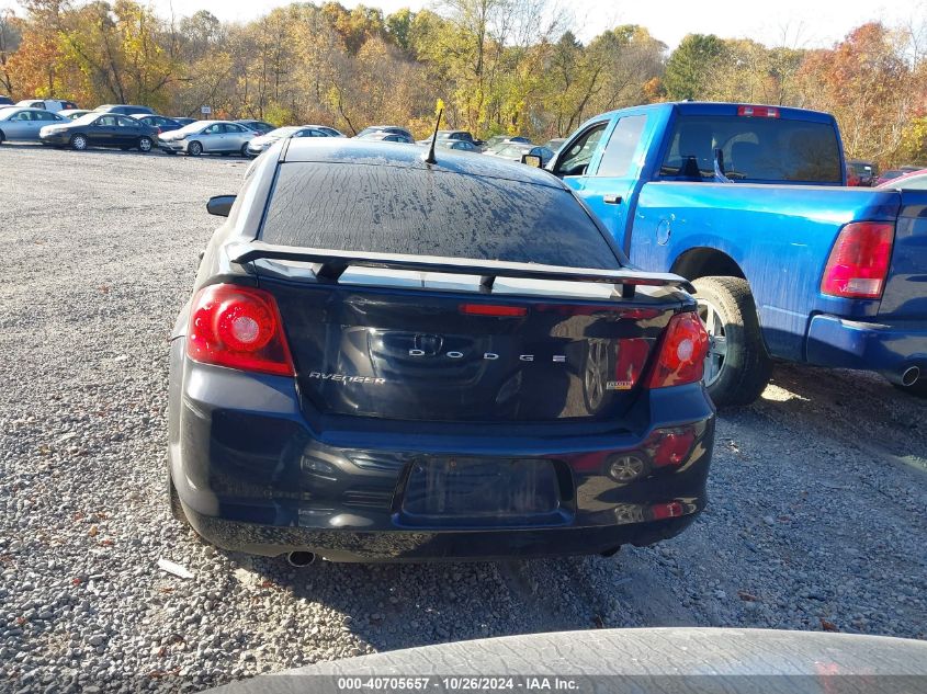 2012 Dodge Avenger Sxt Plus VIN: 1C3CDZEG0CN251558 Lot: 40705657