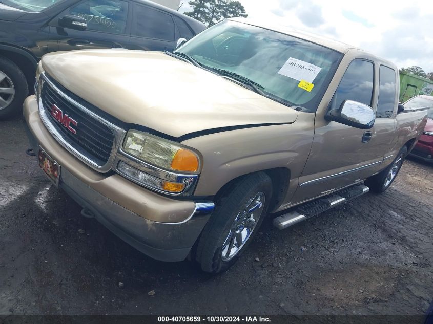 2001 GMC Sierra 1500 Sle VIN: 2GTEC19V111153901 Lot: 40705659