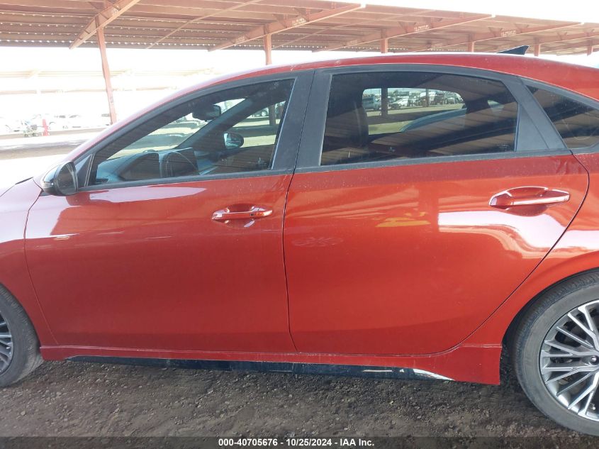 2022 Kia Forte Gt-Line VIN: 3KPF54AD7NE474319 Lot: 40705676