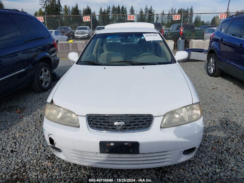 2001 Nissan Sentra Gxe VIN: 3N1CB51D91L443843 Lot: 40705686