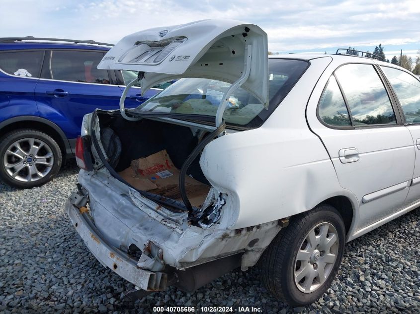 2001 Nissan Sentra Gxe VIN: 3N1CB51D91L443843 Lot: 40705686