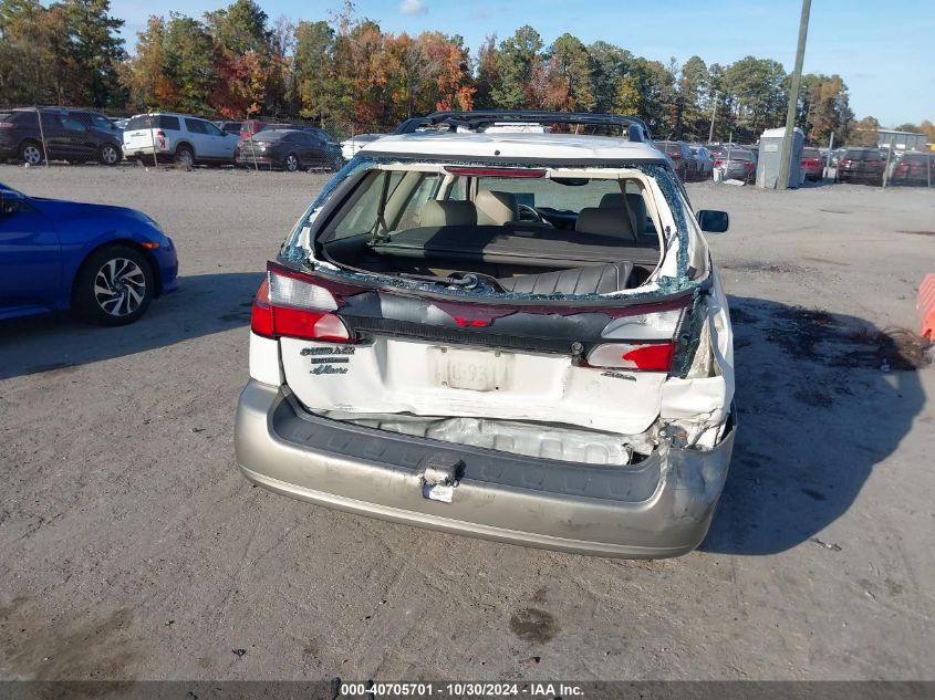 2004 Subaru Legacy Outback Limited VIN: 4S3BH686647614710 Lot: 40705701