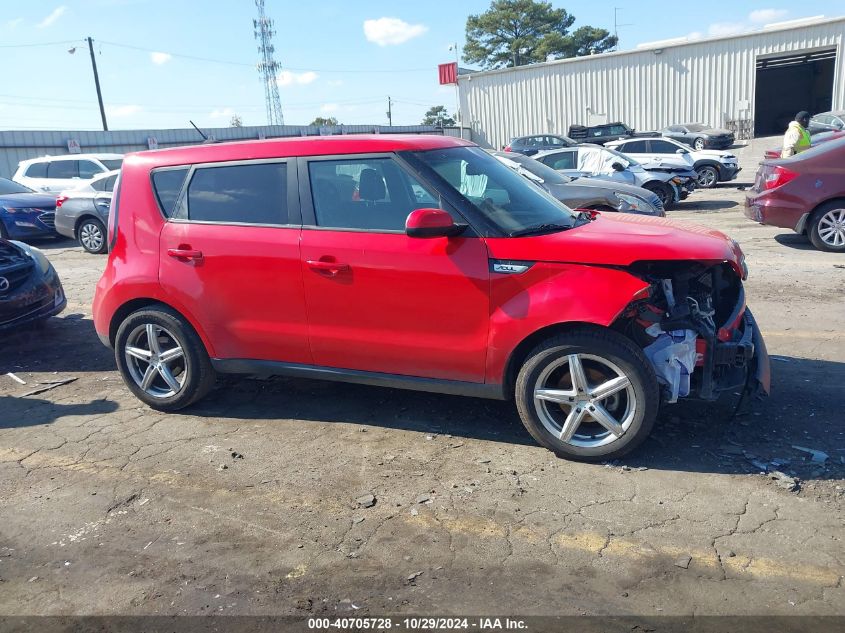 2019 Kia Soul + VIN: KNDJP3A57K7697477 Lot: 40705728