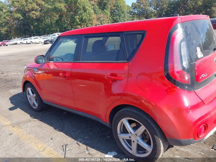 2019 Kia Soul + VIN: KNDJP3A57K7697477 Lot: 40705728