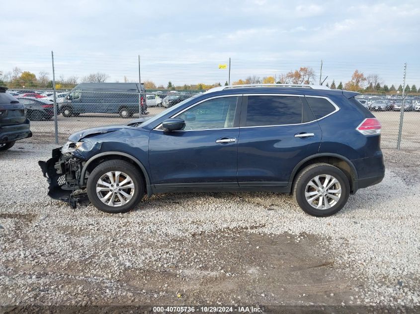 2016 Nissan Rogue Sv VIN: KNMAT2MV1GP619382 Lot: 40705736