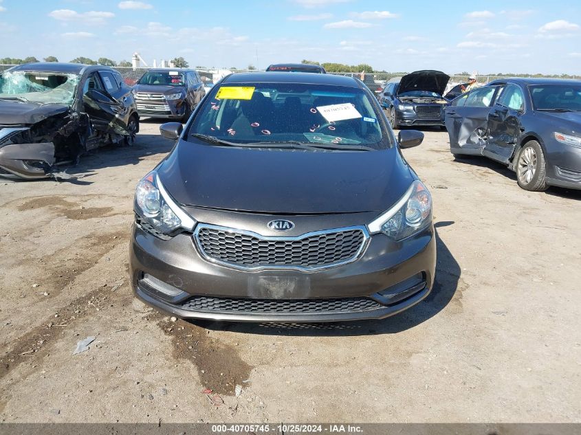 2014 Kia Forte Lx VIN: KNAFK4A64E5063740 Lot: 40705745