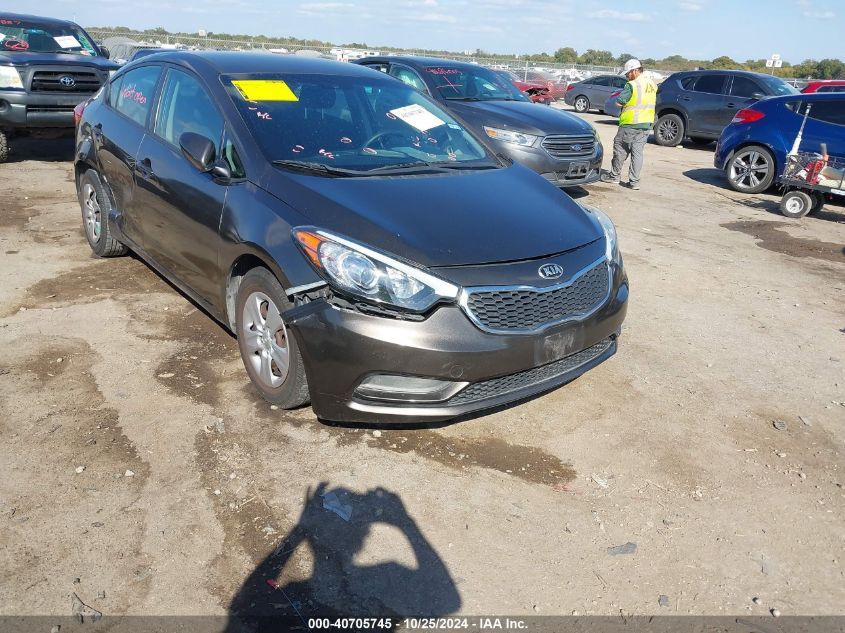 2014 Kia Forte Lx VIN: KNAFK4A64E5063740 Lot: 40705745