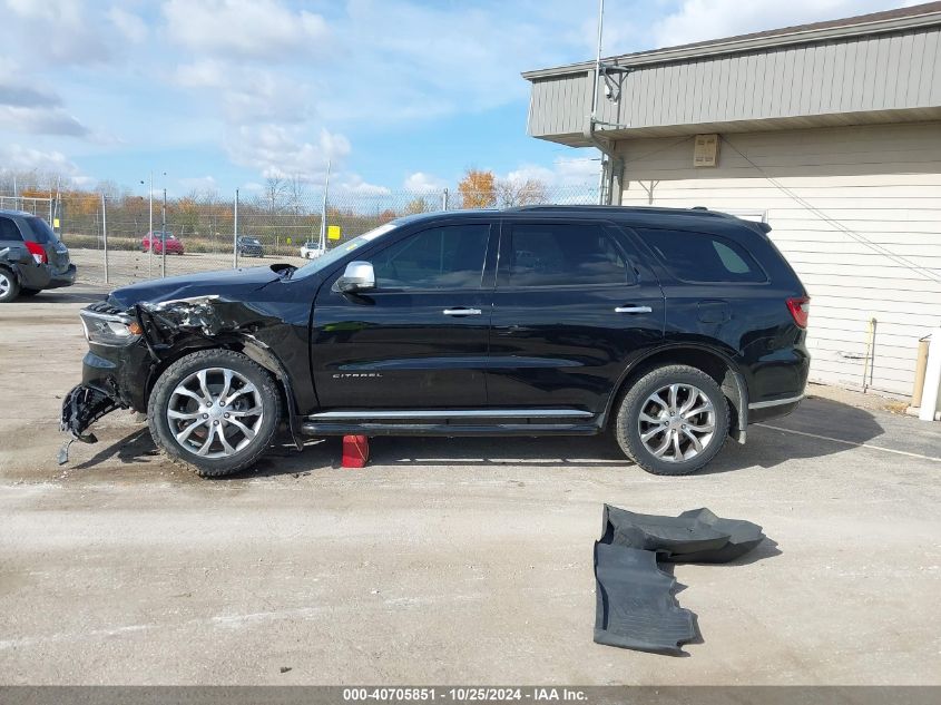 2017 Dodge Durango Citadel Anodized Platinum Awd VIN: 1C4RDJEG7HC681548 Lot: 40705851