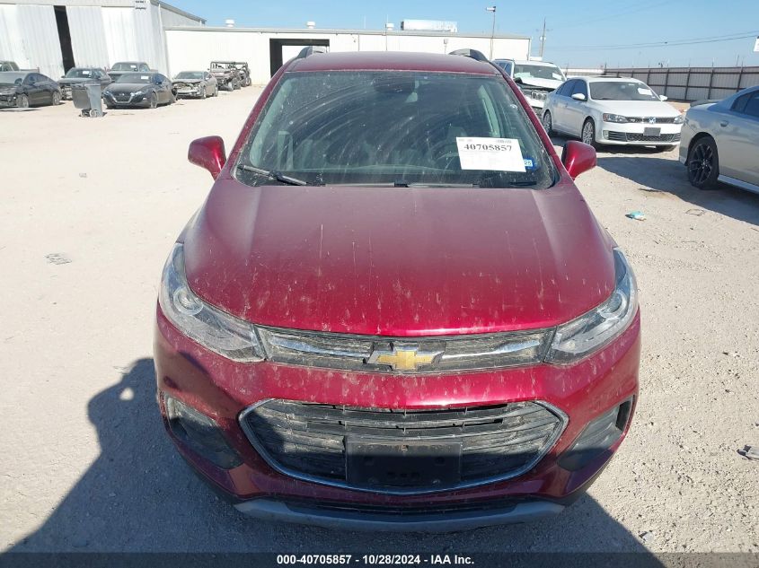 2019 Chevrolet Trax Lt VIN: 3GNCJLSB9KL402591 Lot: 40705857