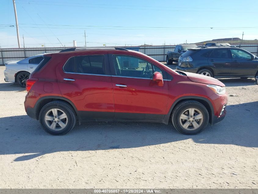 2019 Chevrolet Trax Lt VIN: 3GNCJLSB9KL402591 Lot: 40705857