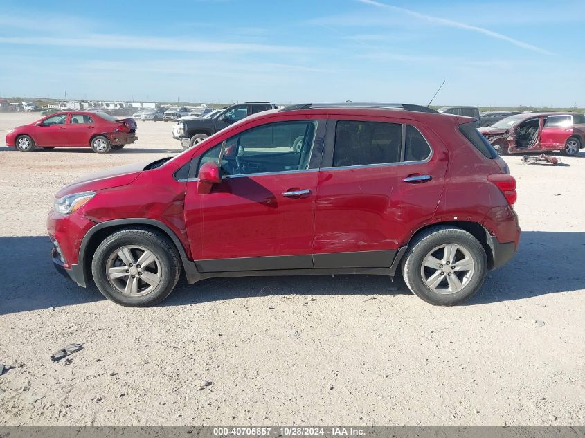 2019 Chevrolet Trax Lt VIN: 3GNCJLSB9KL402591 Lot: 40705857