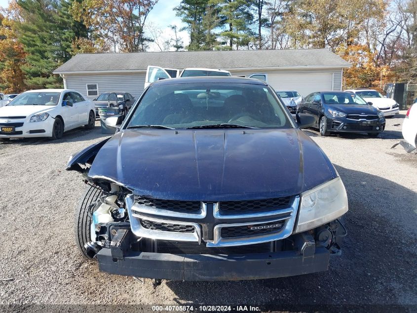 2013 Dodge Avenger Se VIN: 1C3CDZAB2DN551436 Lot: 40705874