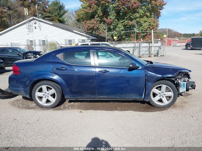 2013 Dodge Avenger Se VIN: 1C3CDZAB2DN551436 Lot: 40705874