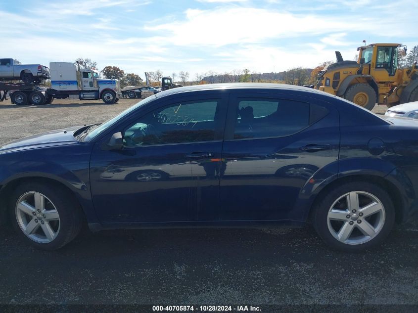 2013 Dodge Avenger Se VIN: 1C3CDZAB2DN551436 Lot: 40705874