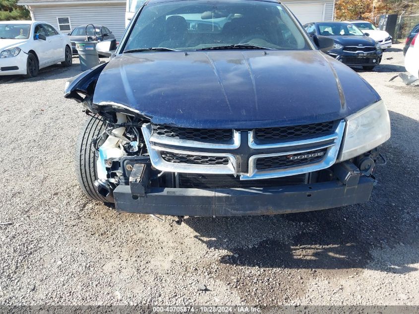 2013 Dodge Avenger Se VIN: 1C3CDZAB2DN551436 Lot: 40705874