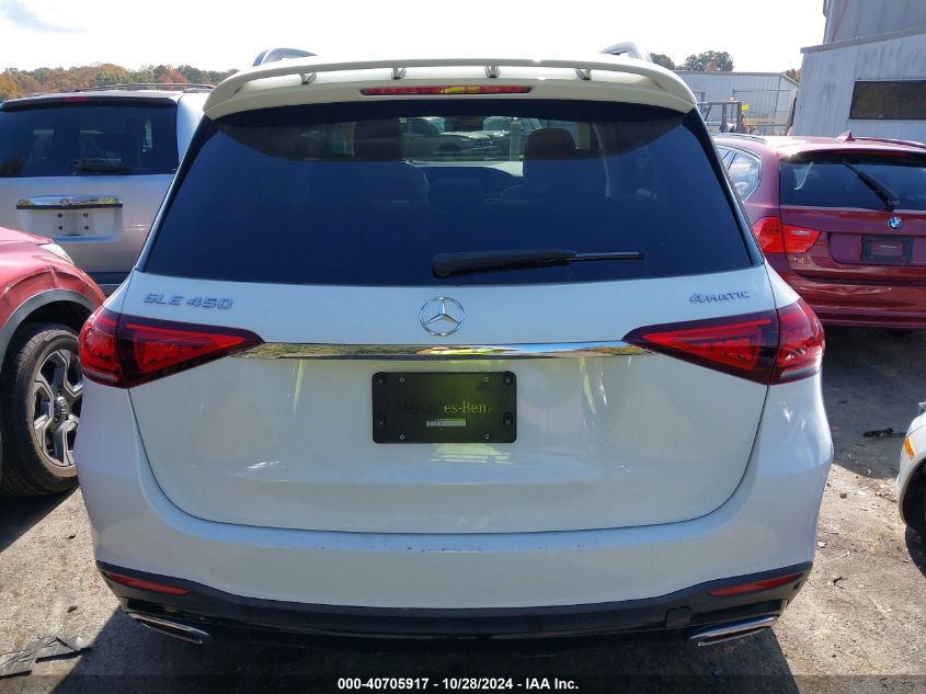 2020 Mercedes-Benz Gle 450 4Matic VIN: 4JGFB5KB9LA100253 Lot: 40705917