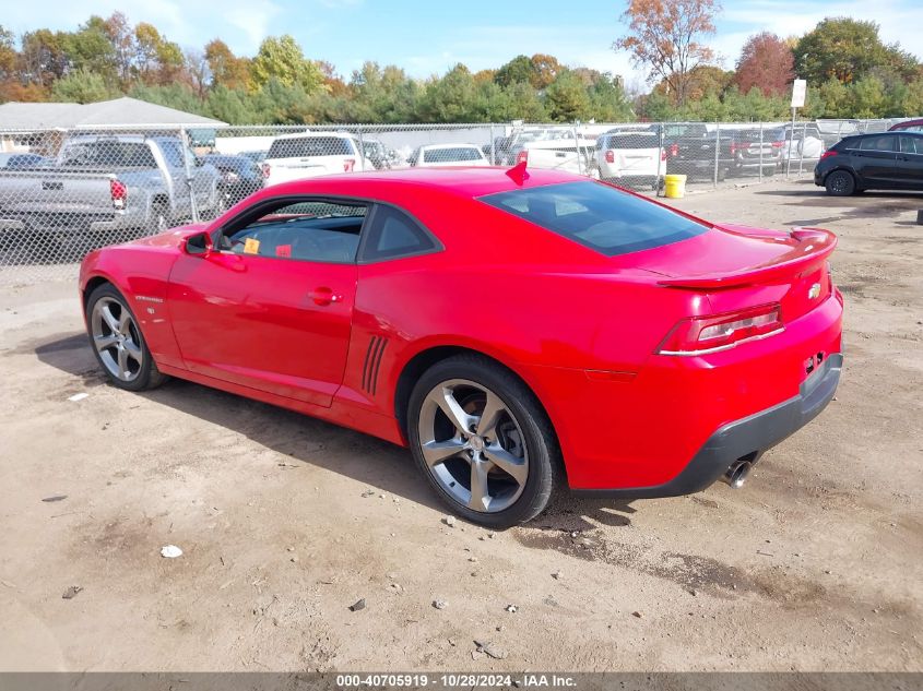 2014 Chevrolet Camaro Lt VIN: 2G1FB1E35E9315217 Lot: 40705919