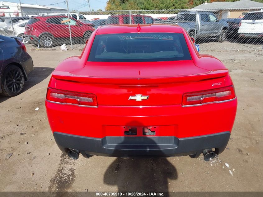 2014 Chevrolet Camaro Lt VIN: 2G1FB1E35E9315217 Lot: 40705919