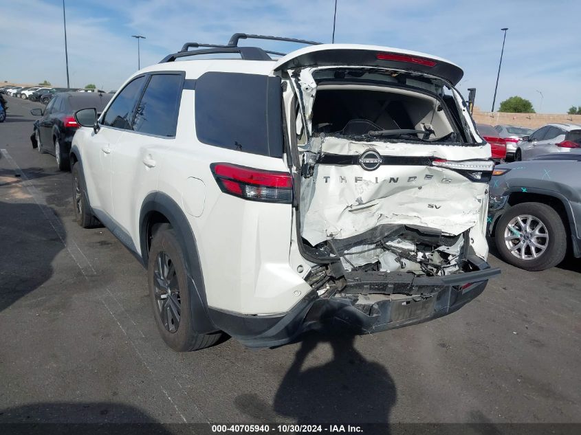 2022 Nissan Pathfinder Sv 2Wd VIN: 5N1DR3BA9NC238509 Lot: 40705940