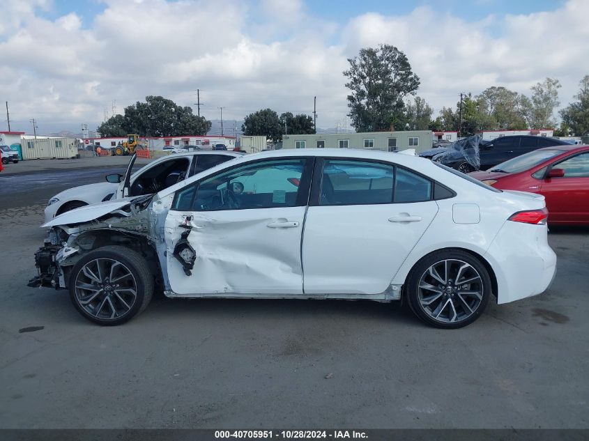 2020 Toyota Corolla Se VIN: 5YFS4RCE4LP038687 Lot: 40705951