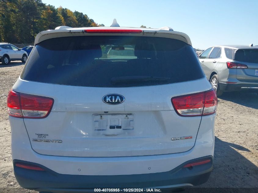 2016 Kia Sorento 2.0T Ex VIN: 5XYPHDA17GG041543 Lot: 40705955