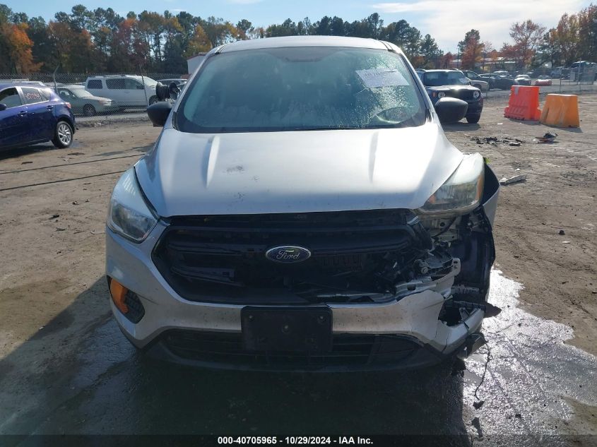 2017 Ford Escape S VIN: 1FMCU0F7XHUD56896 Lot: 40705965