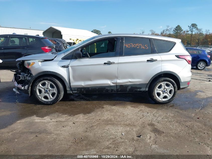 2017 Ford Escape S VIN: 1FMCU0F7XHUD56896 Lot: 40705965