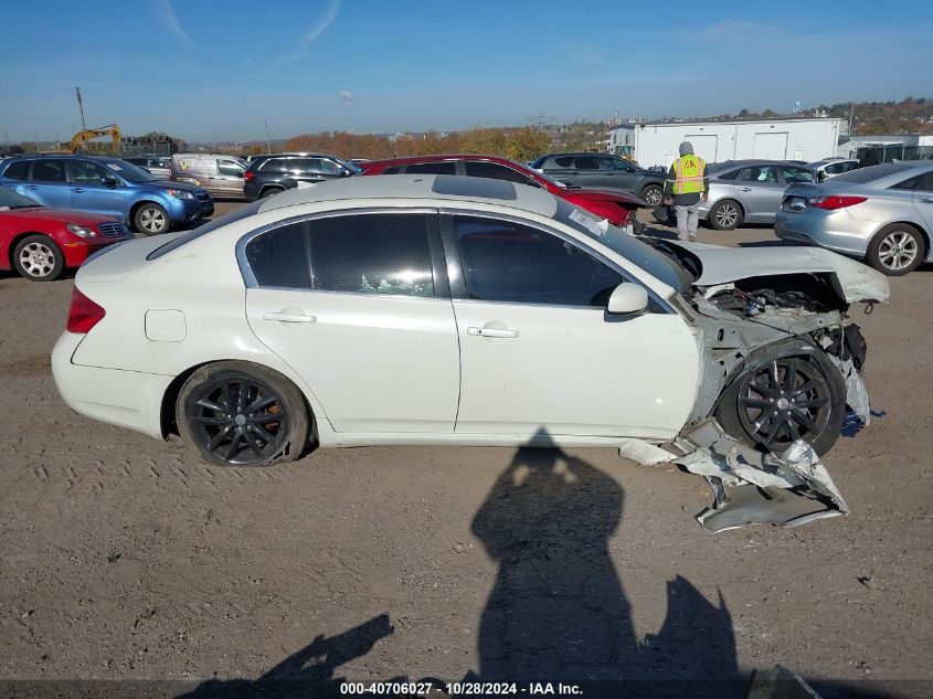 2008 Infiniti G35 VIN: JNKBV61F98M253112 Lot: 40706027