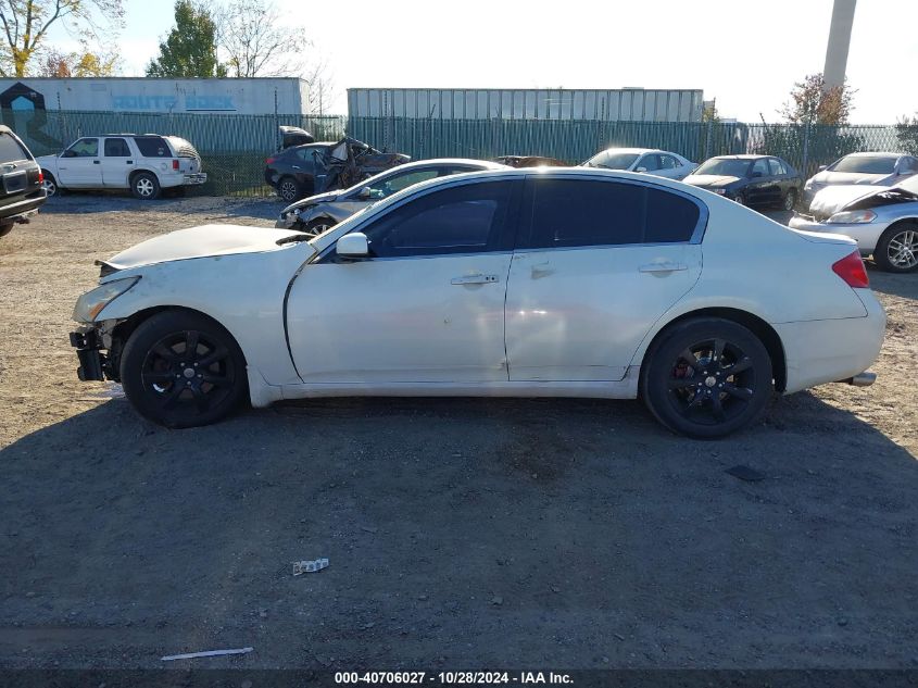 2008 Infiniti G35 VIN: JNKBV61F98M253112 Lot: 40706027