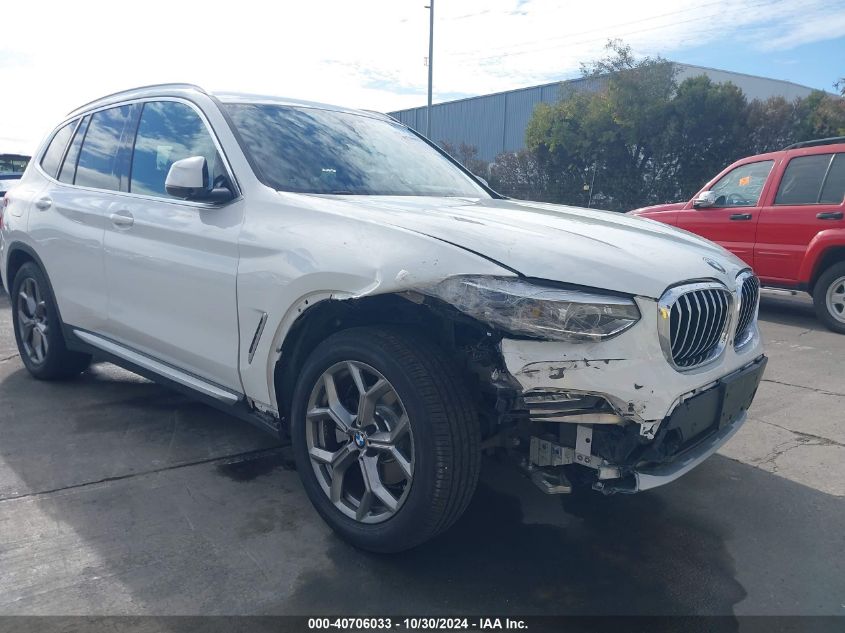 2020 BMW X3 Sdrive30I VIN: 5UXTY3C01L9B65494 Lot: 40706033