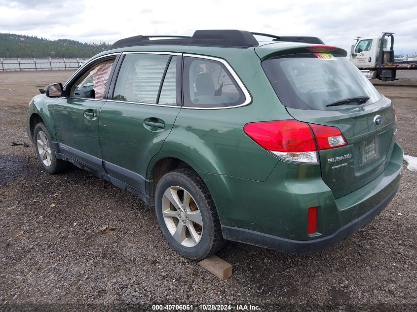 2014 Subaru Outback 2.5I VIN: 4S4BRCAC4E3304619 Lot: 40706061