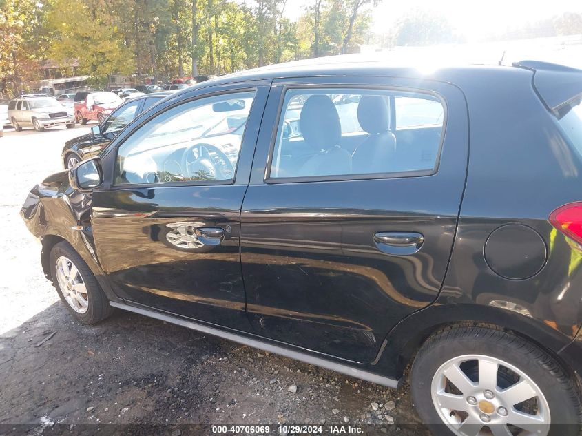 2014 Mitsubishi Mirage Es VIN: ML32A4HJ5EH004700 Lot: 40706069