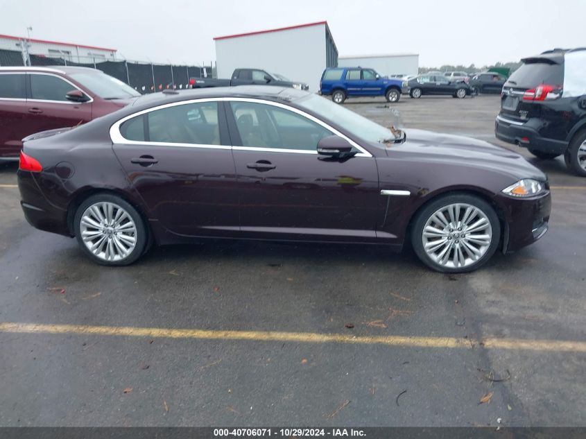 2012 Jaguar Xf Portfolio VIN: SAJWA0HB9CLS28189 Lot: 40706071