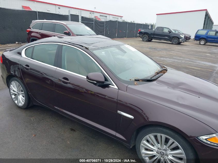 2012 Jaguar Xf Portfolio VIN: SAJWA0HB9CLS28189 Lot: 40706071