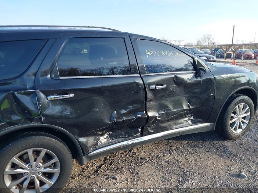 2016 DODGE DURANGO SXT - 1C4RDJAG6GC341246