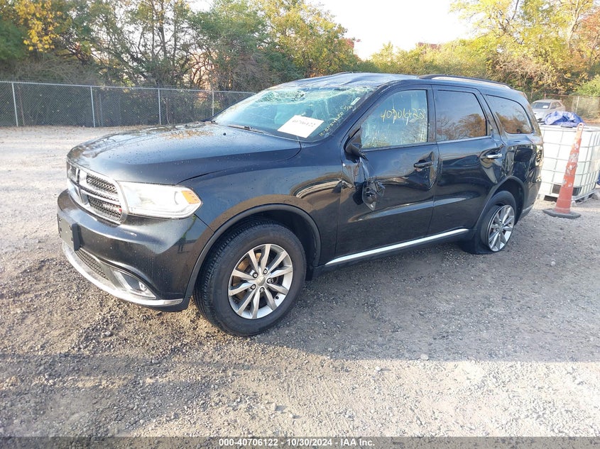 2016 DODGE DURANGO SXT - 1C4RDJAG6GC341246