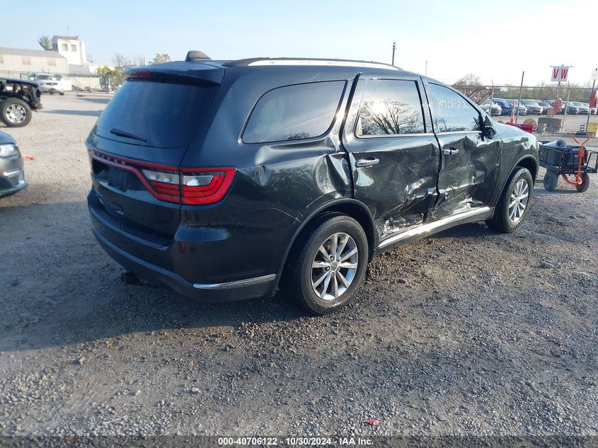 2016 DODGE DURANGO SXT - 1C4RDJAG6GC341246
